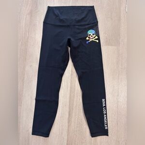 Lululemon X Soul Cycle Los Angeles Black Leggings